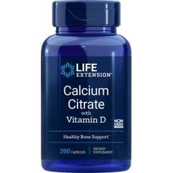 Calcium Citrate with Vitamin D - 200 vegetarian capsules...