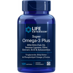 Super Omega-3 Plus EPA/DHA with Sesame Lignans, Olive...