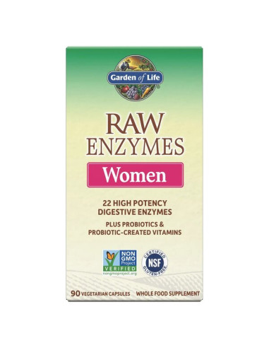 Raw Enzymes Women - 90 vcaps | Garden of Life