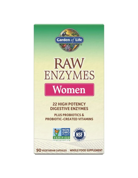 Raw Enzymes Women - 90 vcaps | Garden of Life