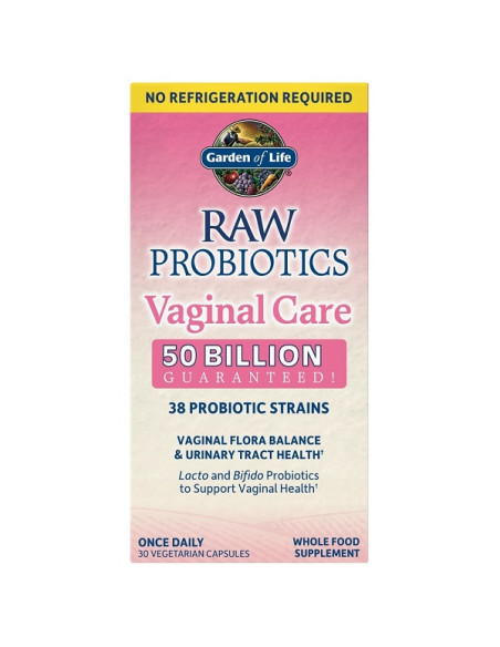 Raw Probiotics Vaginal Care (Shelf-Stable) - 30 vcaps | Garden of Life