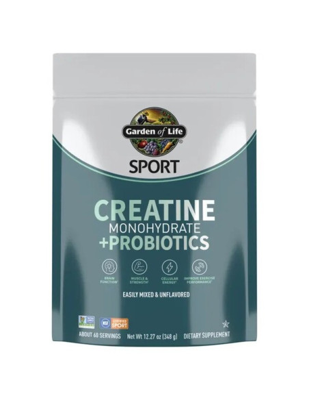 Sport Creatine Monohydrate + Probiotics - 348g | Garden of Life