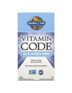 Vitamin Code 50 & Wiser Men - 120 vcaps | Garden of Life