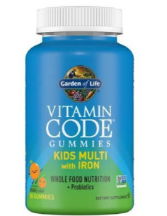 Vitamin Code Kids Multi with Iron Gummies, Orange - 90...