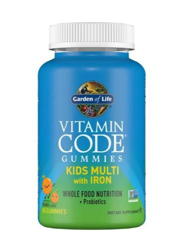Vitamin Code Kids Multi with Iron Gummies,...