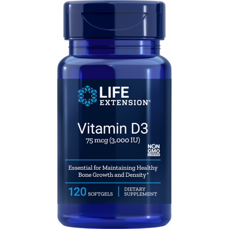 Vitamin D3 - 120 softgels | Life Extension