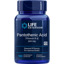 Pantothenic Acid (Vitamin B-5) - 100 vegetarian capsules...