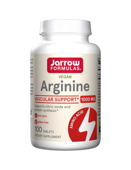 Arginine, 1000mg - 100 tabs | Jarrow Formulas