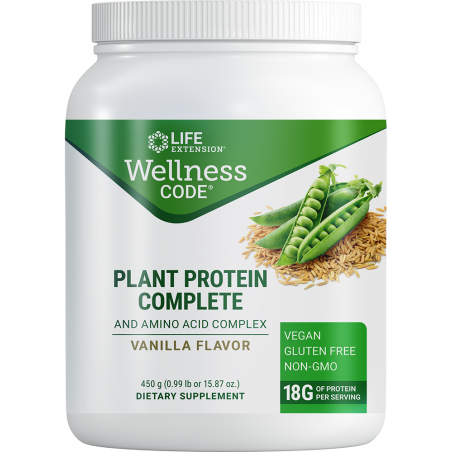 Wellness Code® Plant Protein Complete & Amino Acid Complex - 450 g | Life Extension