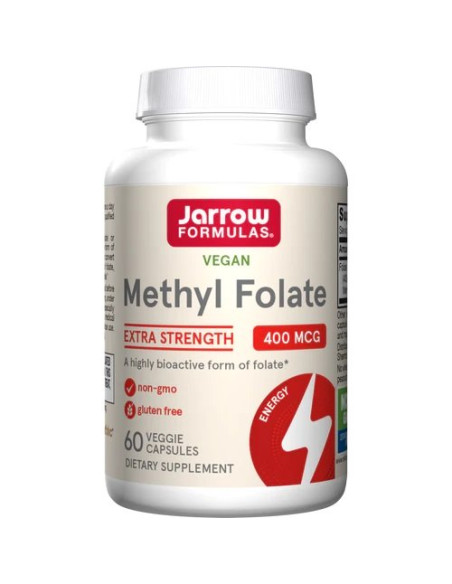 Methyl Folate, 400mcg - 60 vcaps | Jarrow Formulas