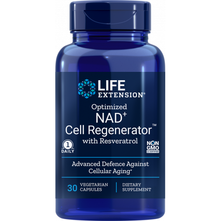 NAD+ Cell Regenerator™ and Resveratrol Elite™ - 30 vegetarian capsules | Life Extension