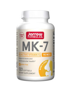 MK-7, 90mcg - 120 softgels | Jarrow Formulas