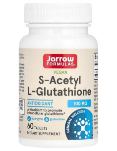 S-Acetyl L-Glutathione, 100mg - 60 tabs | Jarrow Formulas