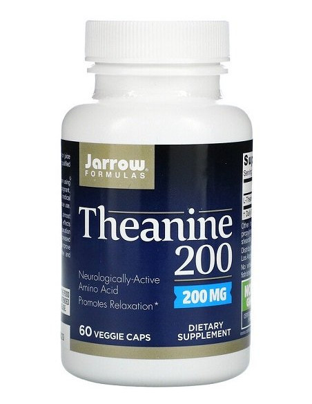 Theanine, 200mg - 60 vcaps | Jarrow Formulas