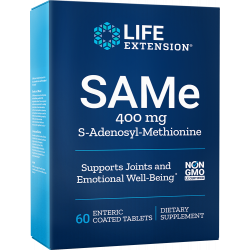 SAMe - 400 mg, 60 enteric coated tablets | Life Extension