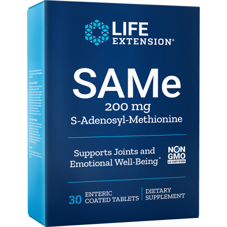 SAMe - 200 mg, 30 enteric coated tablets | Life Extension