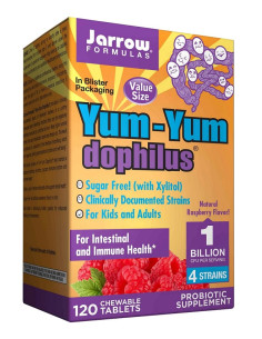 Yum-Yum Dophilus, 1 Billion CFU (Raspberry) - 120...
