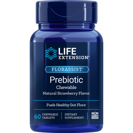 FLORASSIST® Prebiotic - 60 chewable tablets | Life Extension