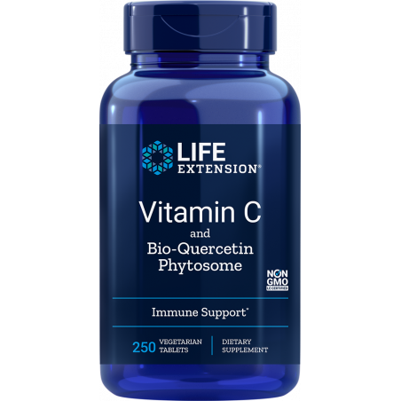 Vitamin C and Quercetin - 250 vegetarian tablets | Life Extension