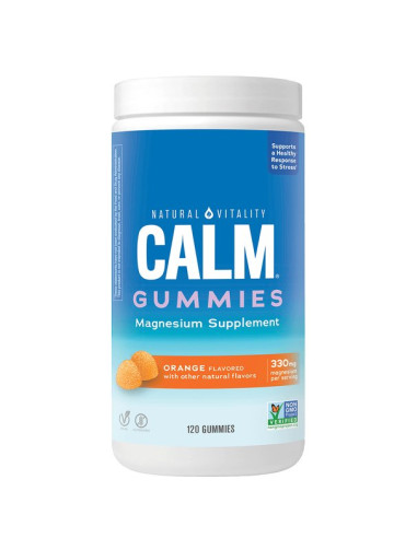 Calm Gummies, Orange - 120 gummies | Natural...