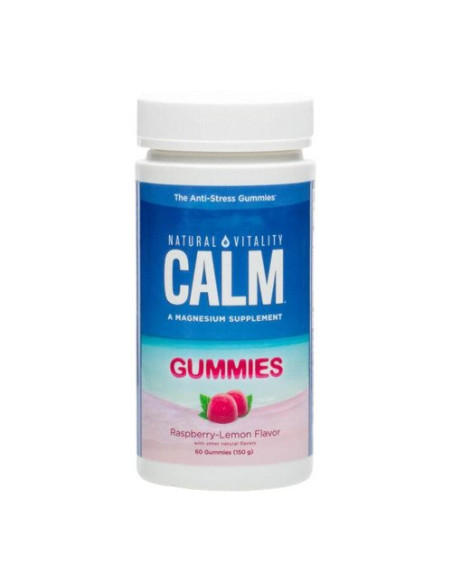 Calm Gummies, Raspberry Lemon - 60 gummies | Natural Vitality