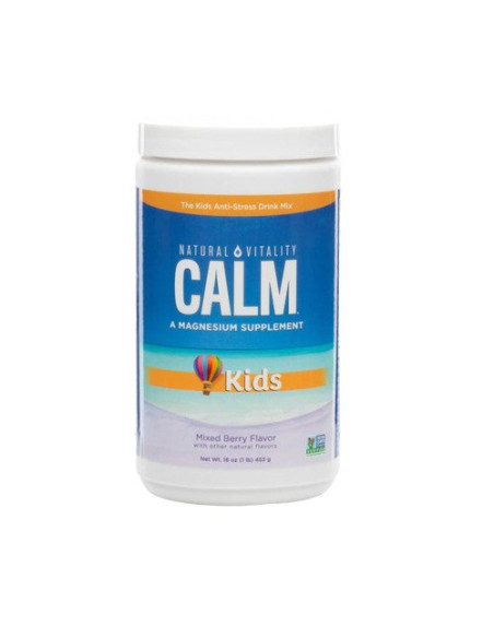 Natural Calm Kids, Mixed Berry - 453g | Natural Vitality