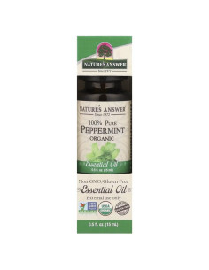 100% Pure Peppermint Essential Oil - 15 ml. | Nature's...
