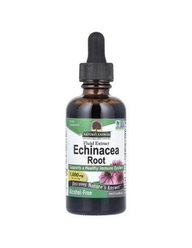 Echinacea Root, 1000mg - 60 ml. | Nature's Answer