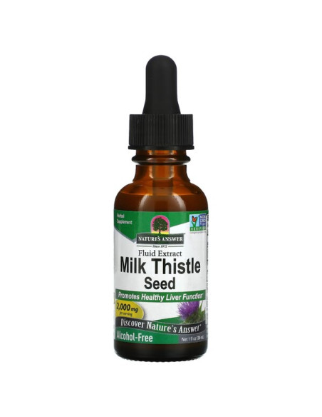 Milk Thistle Seed Extract, 2000mg - 30 ml. | Nature's Answer