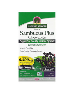 Sambucus Plus Chewables, Black Elderberry - 60 chewable...