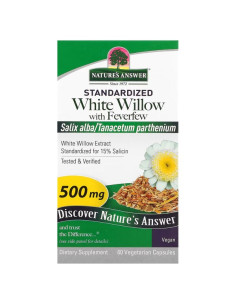 White Willow with Feverfew - 60 vcaps | Nature's Answer