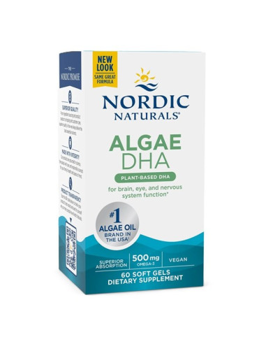 Algae DHA - 60 softgels | Nordic Naturals