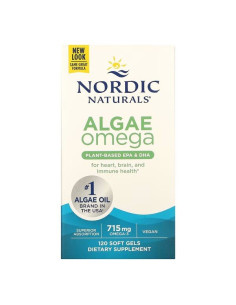 Algae Omega, 715mg Omega 3 - 120 softgels | Nordic Naturals