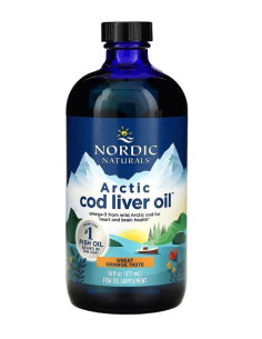 Arctic Cod Liver Oil, 1060mg Orange - 473 ml. | Nordic...