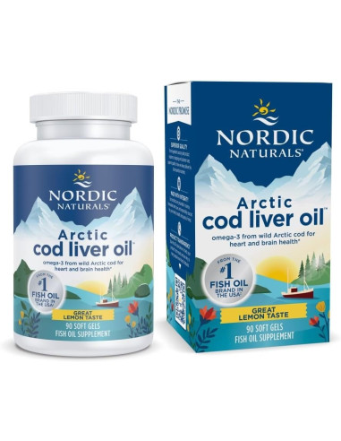 Arctic Cod Liver Oil, 750mg Lemon - 90 softgels...