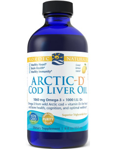 Arctic-D Cod Liver Oil, Lemon - 237 ml. | Nordic Naturals