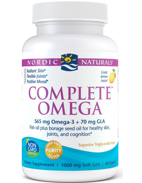 Complete Omega, 565mg Lemon - 60 softgels | Nordic Naturals