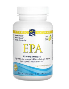 EPA, 1210mg Lemon - 60 softgels | Nordic Naturals