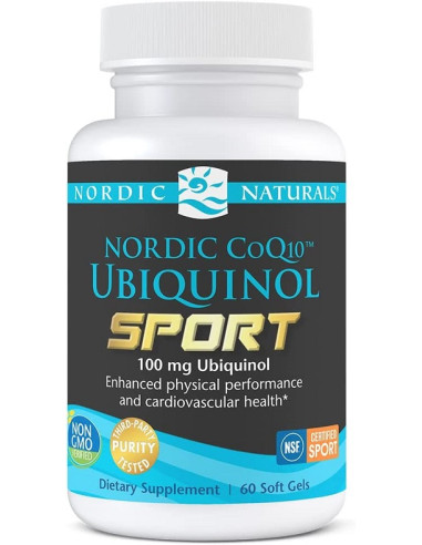 Nordic CoQ10 Ubiquinol Sport, 100mg - 60...