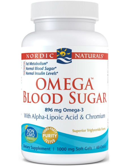 Omega Blood Sugar, 896mg - 60 softgels | Nordic Naturals