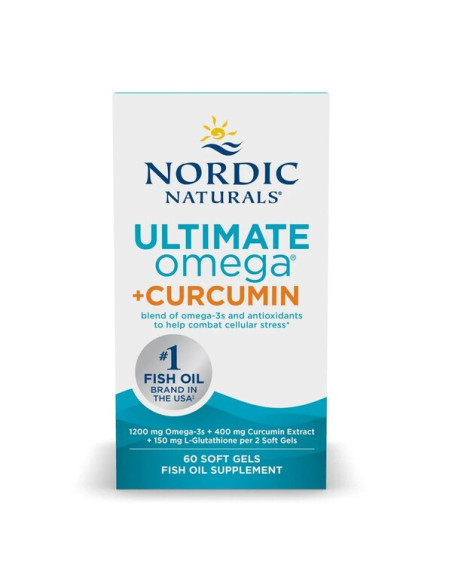 Omega Curcumin, 1200mg - 60 softgels | Nordic Naturals
