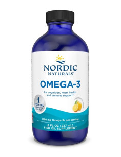 Omega-3, 1560mg Lemon - 237 ml. | Nordic Naturals