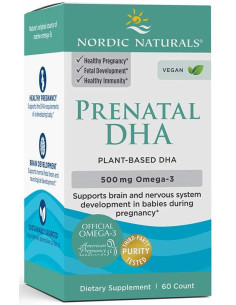 Prenatal DHA Vegan, 500mg - 60 softgels | Nordic Naturals