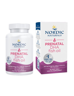 Prenatal DHA, 830mg Omega-3 + 400 IU D3 Unflavored (EAN...