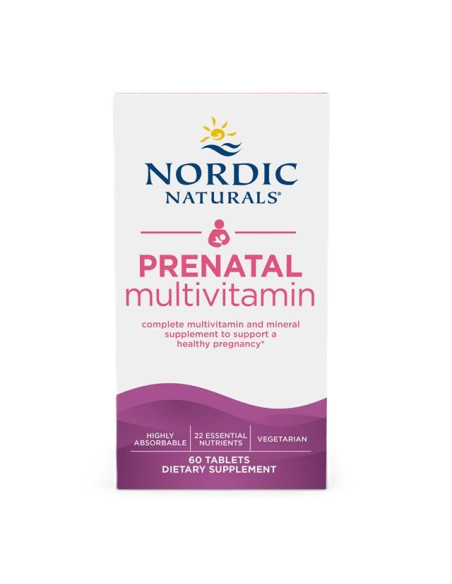 Prenatal Multivitamin - 60 tablets | Nordic Naturals