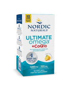 Ultimate Omega + CoQ10, 1280mg Lemon (EAN 768990018909) -...