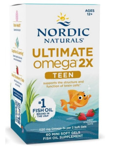 Ultimate Omega 2X Fish Oil TEEN, Strawberry (EAN...