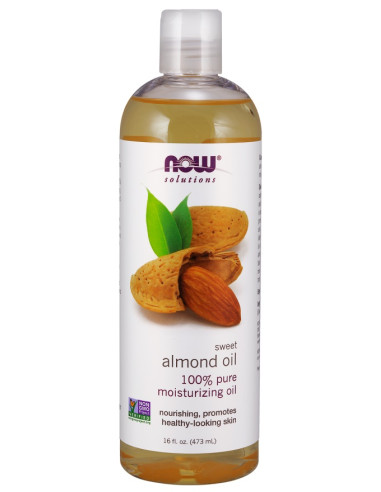 Almond Oil, Pure - 473 ml. | NOW Foods