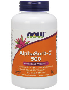 AlphaSorb-C, 500mg - 180 vcaps | NOW Foods