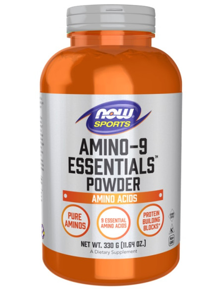 Amino-9 Essentials, Powder - 330g | NOW Foods